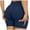 003-Navy, variant on vigerkar Workout Impact Yoga Shorts for Women Scrunch Lifting Gym Seamless Booty Biker Shorts Yellow, L