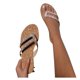 thumbnail image 4 of Amzcrzy Zapatos de mujer,Zapatos de mujer,Zapatillas de mujer, Chanclas de verano con suela plana y diamantes de imitación para mujer, zapatillas informales Sandalias Mujer Zapatillas De Casa, 4 of 9