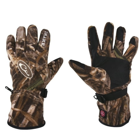 - Drake MST WINDSTOPPER Fleece Gloves-Realtree Max-5-XL