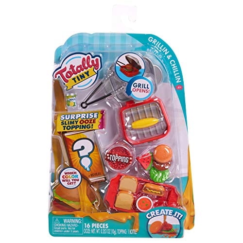 Set de comida Just Play Totally Tiny Cook N' Serve Grillin & Chil