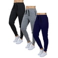 thumbnail image 5 of 3-Pack Women's Fleece Loose-Fit Jogger Sweatpants (S-2XL), 5 of 11