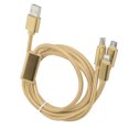 thumbnail image 1 of Cable multi del cargador, 3 en 1 compacto y ligero de nylon del cable de carga multi del cable USB, 1 of 8