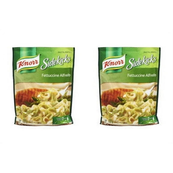 Knorr Sidekicks Fettucine Alfredo Pasta 133g/4.7oz, (2 pack) {Imported from Canada}
