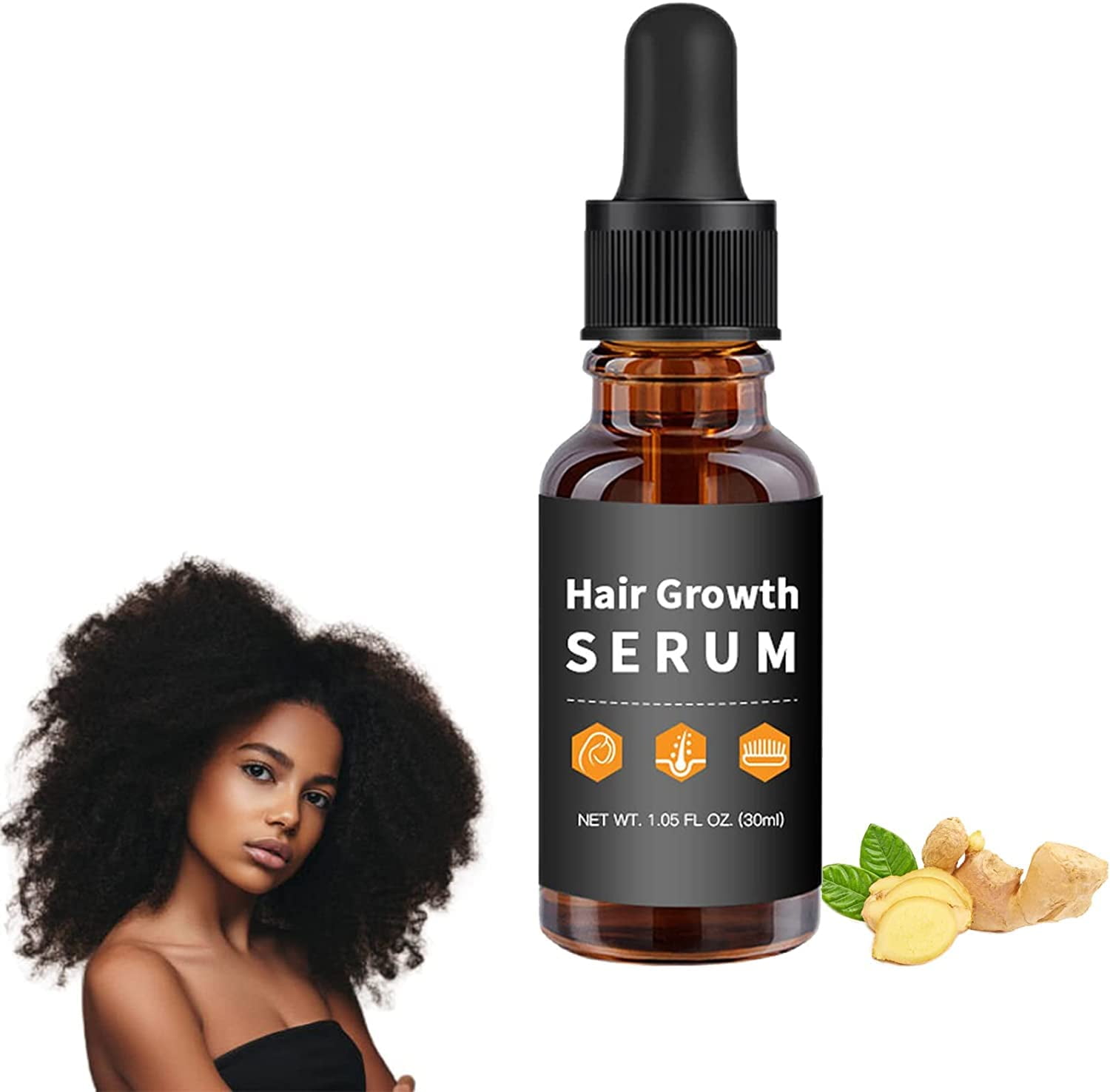 Allurium Hair Growth Serum For Black Women,Allurium Beauty Hair Growth  Serum,Natural Vitamin Rich Treatment,Anti Hair Loss Nourish Dry Damaged Hair  Repair,Fast Hair Growth,Natural Hair Growth (1Pcs) 