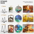 thumbnail image 2 of 2 Pack Plate Stands for Display, 3 Inch Metal Plate Display Stand for Picture Frame, Plate Holder for Decorative Plate, Book, Photo Easel, 2 of 6