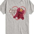 thumbnail image 3 of Sesame Street - Elmo Loves You Heart - Toddler and Youth Short Sleeve Graphic T-Shirt, 3 of 5