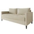 thumbnail image 2 of Castle Place Classic Linen Upholstered Sofa, Beige, 2 of 7