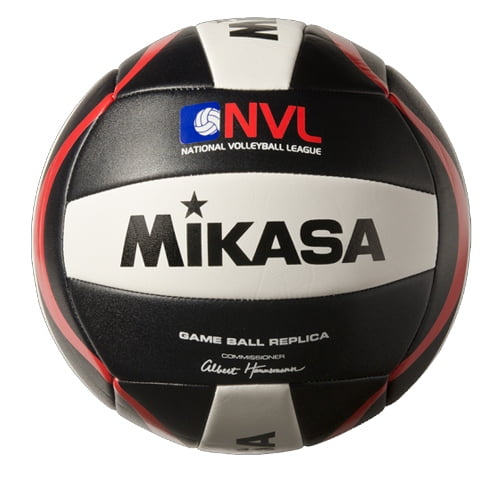 Beach Volleyball by Mikasa Sports, Size 5 Official - NVL-VX, Black