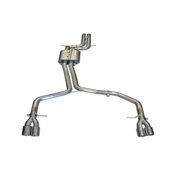 AWE Tuning Audi B8 / B8.5 S4 3.0T Track Edition Exhaust with Chrome Silver Tips (90mm)