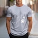 thumbnail image 1 of Tops para hombre, blusas y camisas de cuello redondo y manga corta para hombre, blusas casuales de cuello redondo con estampado de moda para hombre, blusas de cuello redondo y manga corta, camisas par, 1 of 6