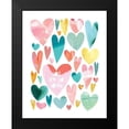 thumbnail image 2 of McCully, Jennifer 15x18 Black Modern Framed Museum Art Print Titled - Floating_Hearts_SOLOVED, 2 of 5