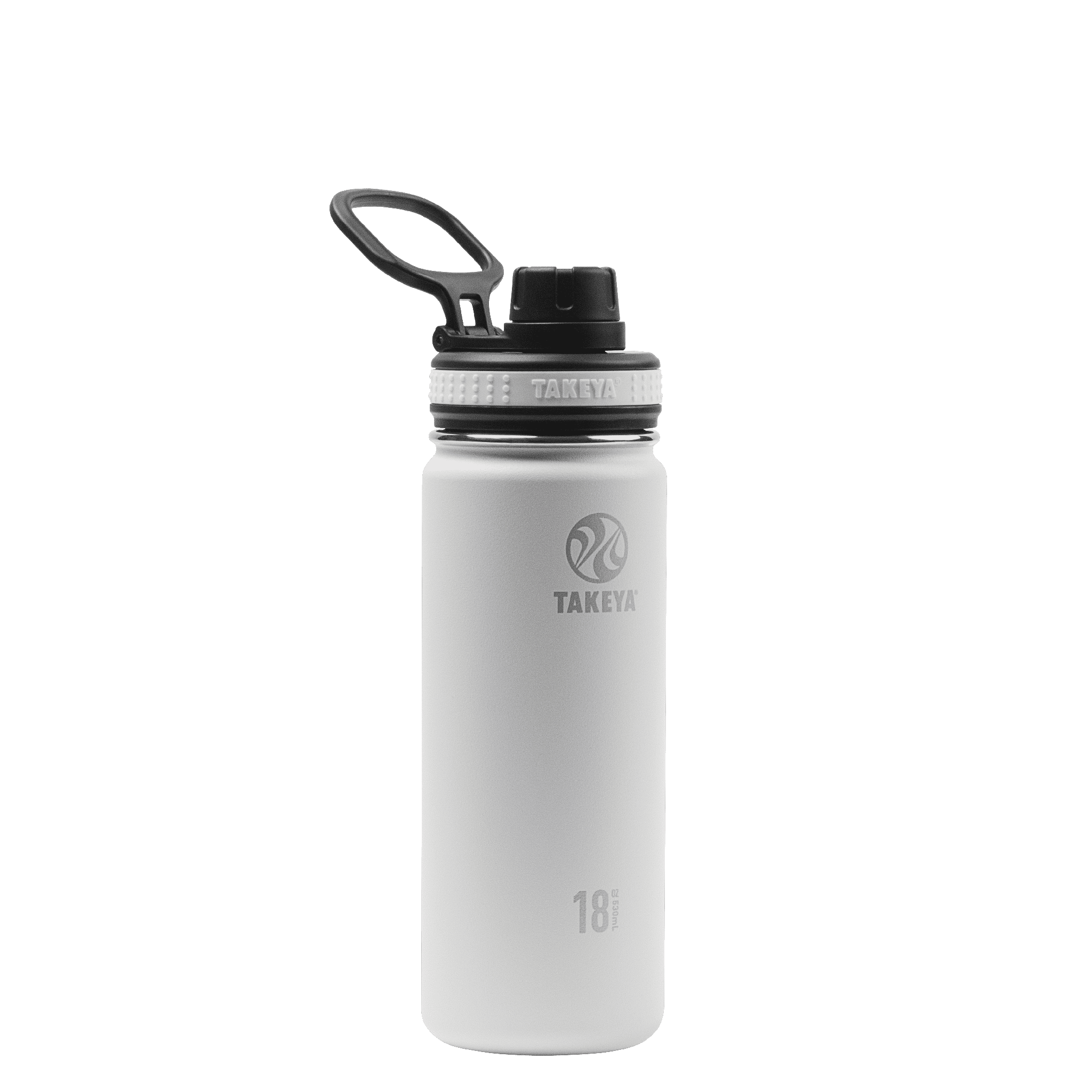 Takeya Originals Stainless Steel Water Bottle, 18oz White