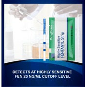 10 Pack - DrugExam Fentanyl Strips for Rapid Detection, Urinary Drug Testing, One-Step Quick Results, Easy-Read Urine Drug Test Strips, Synthetic Opioid Detection Drug Testing Strip