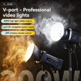 thumbnail image 2 of VL-200Bi de 200 W Luz de Video con en V con Control Inalámbrico, 95+, CCT Ajustable de 2700 K A 6500 K para Transmisión en, 2 of 7
