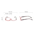 thumbnail image 2 of Portable Colourful Frame Vision Care Eyewear Folding Eyeglasses Magnifying Glasses Rotating Makeup Reading Glasses Cosmetic Glasses PURPLE STRENGTH 2.00, 2 of 8