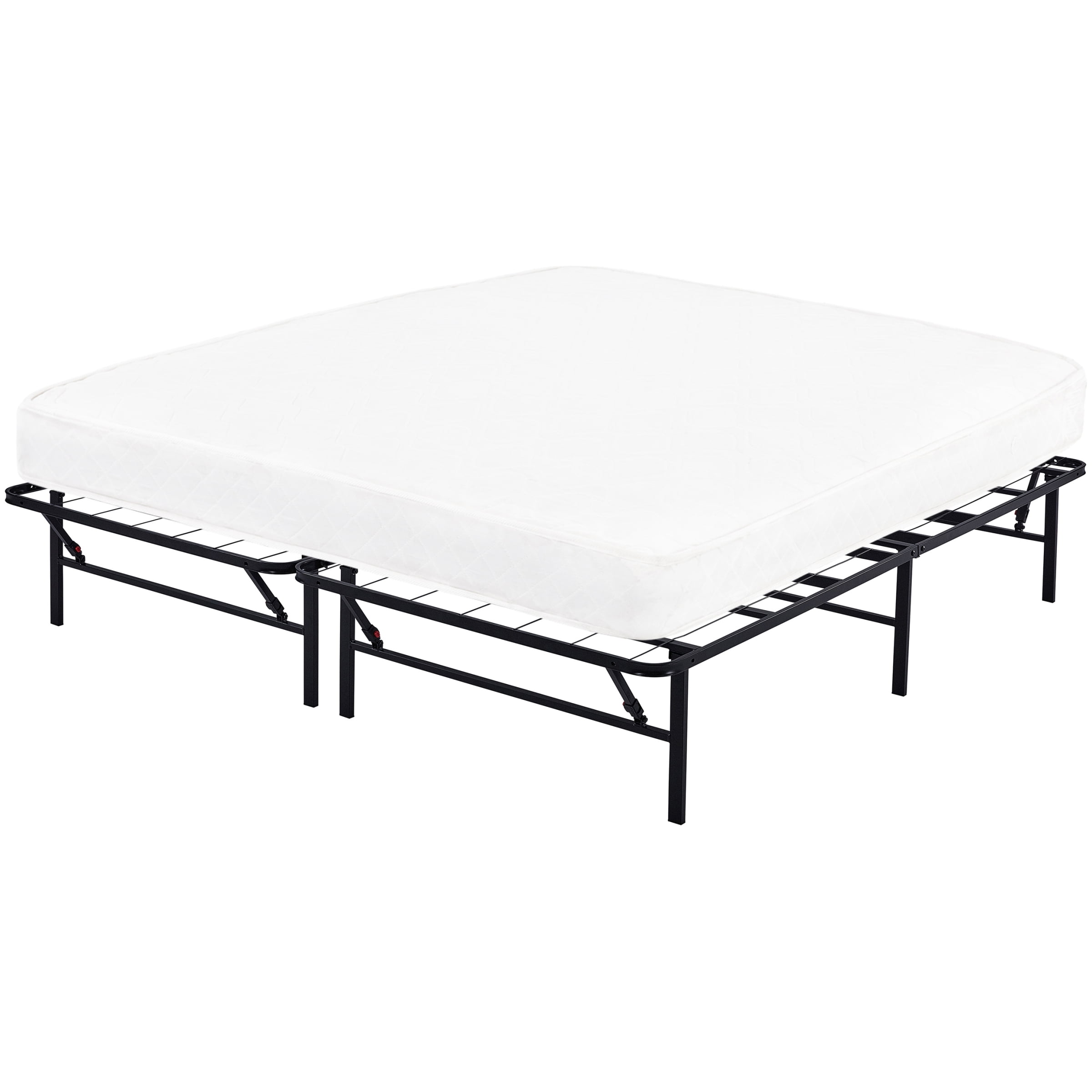 Platform King Size Heavy Duty Metal Steel Bed Frame Mattress Foundation