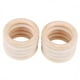 thumbnail image 3 of 10 Uds Anillos de madera de 70mm/275 "Anillos de madera natural círculos de madera lisos y suaves sin terminar para manualidades DIY para la dentición del bebé ANGGREK Otros, 3 of 8