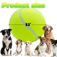 thumbnail image 4 of Pelota de tenis gigante para perros Banfeng de 9,5 pulgadas, juguetes grandes para mascotas, divertida pelota para deportes al aire libre con agujas infladoras para perros pequeños, medianos y grandes, 4 of 6