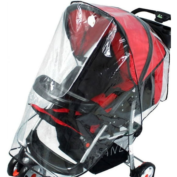 Single clear stroller rain canopy rain wind cover protector