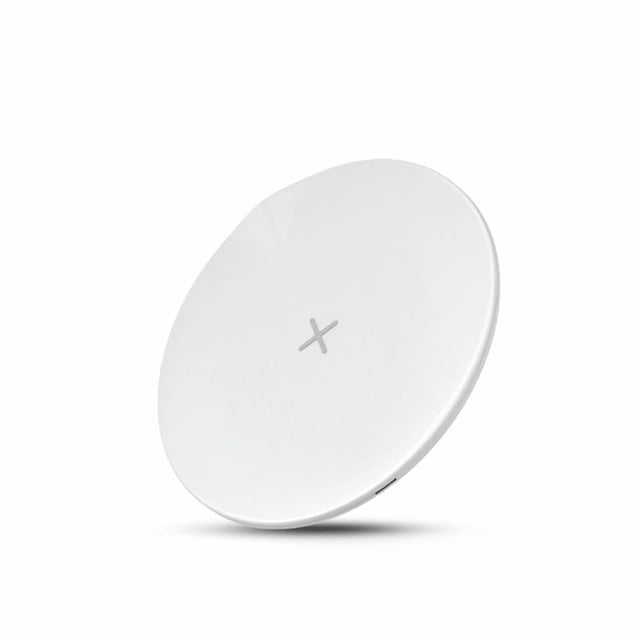 Wireless Charger 15W Fast Wireless Charging Compatible with Most Mobile Phone, White