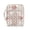 Pink Floral Stripe Print, variant on HELLHERO Zipper Pocket Quilted Bible Cover for Girls, Lightweight Handle Bible Cover Case Polyester Quilted Bible Covers Colorful Butterfly Design