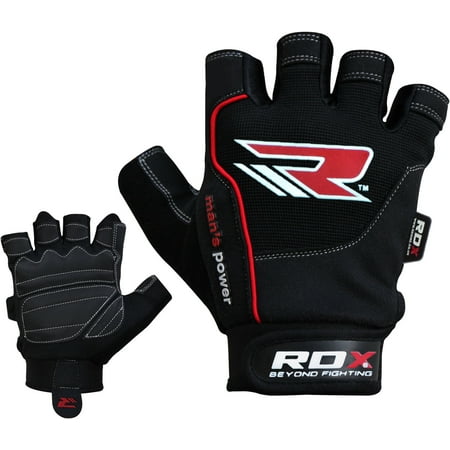 RDX Gym Weight Lifting Gloves Bodybuilding Crossfit Workout Fitness Breathable Powerlifting Wrist Support Strength Training Exercise