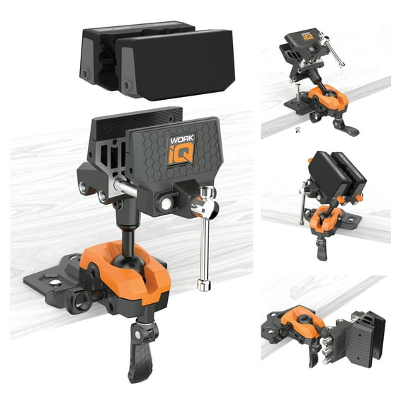 Work Iq 360 Degree Multi-Axis Articulating Bench-Mount Iq Vise