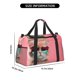 thumbnail image 3 of Disketp Cool Cat Pink Sunglasses Bolsa de Viaje Tipo Duffle, Bolso de Mano para Fin de Semana para Mujer, Bolsa de Gimnasio Ligera para Hombre, Esencial para Viajes, 3 of 7