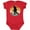 Red, variant on Inktastic Hockey Player Retro Sunset Boys or Girls Baby Bodysuit
