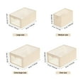 for Organization Closet Sheet Storage Bags with Zipper Clear Clothes Storage Storage Cubes with
