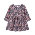 thumbnail image 1 of Odeerbi Niñas Manga Larga Floral Vestido Algodón Princesa Infantil Primavera A-Line Dress, 1 of 2