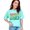 Chalky Mint, variant on Becoming the Best Version of Myself, Personal Development Quote, Groovy Retro Wavy Text, Crunchberry Comfort Colors T-Shirt, Medium