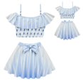 thumbnail image 1 of Toddler Girls Two Piece Swimsuit Summer Elsa Cosplay Bathing Suit, 1 of 5