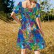 thumbnail image 5 of Vestido de manga corta para mujeres con intolerancia alimentaria/intolerante a la lactosa. Ropa para mujeres, vestidos largos, vestidos de fiesta., 5 of 7