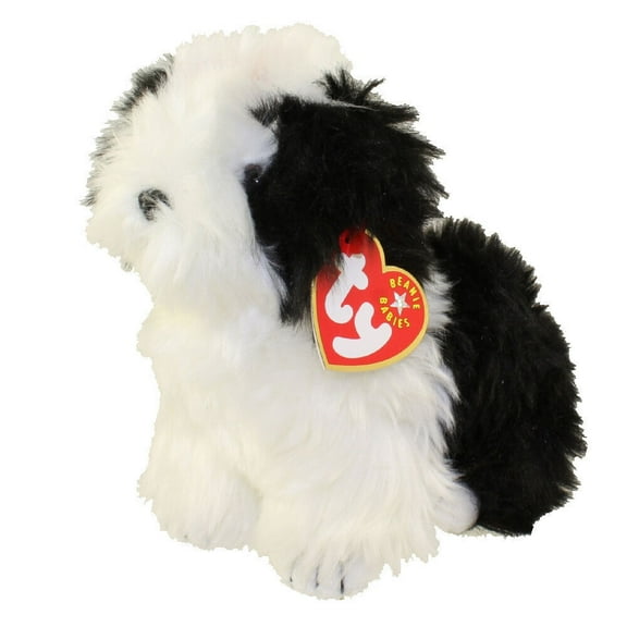 TY Beanie Baby - POOFIE the Dog (Regular Size 6" Plush) (BONUS ONE RANDOM TY ERASER)
