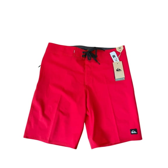 Quiksilver Men's SURFSILK Kaimana 20 Highline Boardshort Swim Trunk RED Size 32