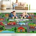thumbnail image 3 of Kids Carpet Car Play Rug Kids Play Rug for Playroom Play Rugs Town City Road Map Rug Extra Large Boys Kids Car Track Carpet for Playroom Bedroom Living Room ( X CM), 3 of 7