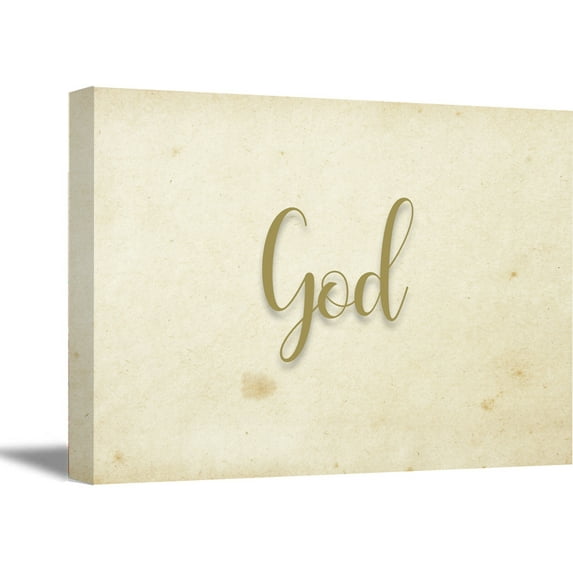 Awkward Styles God Wall Art Christian Belief Decor Inspirational Quotes Wall Decor God Calligraphy Wall Art Religious Gifts for New Home Inspirational Wall Art God Artwork for the Office
