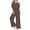 Gray, variant on Mrat Womens Jumpsuits Womens Trendy Summer Solid Casual Ruffle Sleeveless Suspender Jumpsuit Casual Pants Straight Leg S-101 Black M