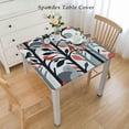 thumbnail image 2 of HAOXIT Christmas Rectangle ,Waterproof Spill Proof Table Cloth, Branch Tree Red Cardinal Bird s,Decorative Table Cover for Party Kichen Dining Room White, 2 of 7