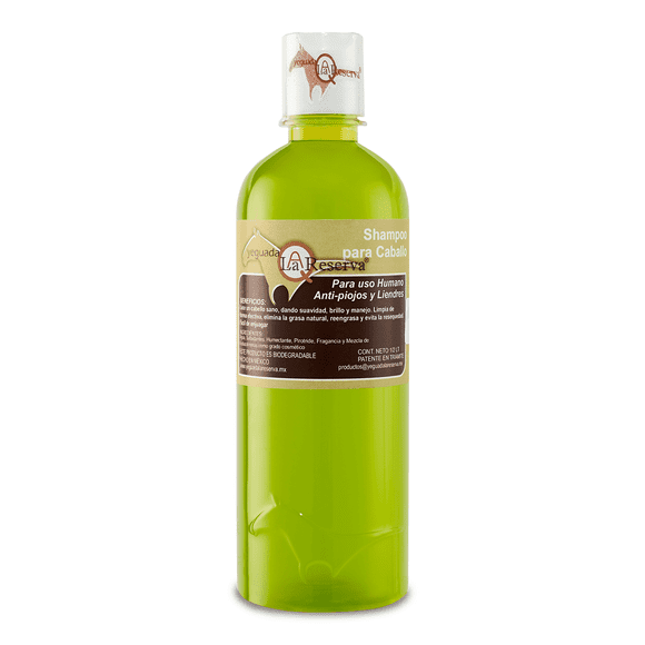 Shampoo Antipiojos y Liendres - Yeguada La Reserva 500 ml Yeguada la Reserva Ideal para Todo Tipo de Cabello/Elimina Piojos y Liendres, Limpieza Profunda y Brillo