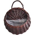 thumbnail image 1 of Flower Pot Hanging Basket Wall Decor Rattan Basket with Easy, 1 of 4