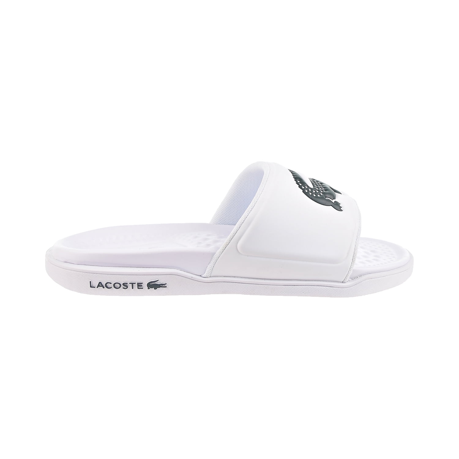 Lacoste Mens Croco 2.0 Slide Sandals Black White UK Ubuy