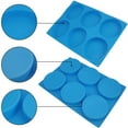 thumbnail image 4 of Cake Mold 6-Cavity 4 Inch Baking Tray Pan Non-stick Biscuit Pastry Bakeware Mould Tool, 4 of 9