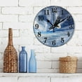 thumbnail image 3 of Eagle Flying in Blue Sky Silent Wall Clock 10" Non-Ticking Battery Clock, 3 of 7