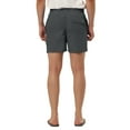 thumbnail image 3 of INSPIRE CHIC Men's Shorts Summer Beach Shorts Solid Mesh Lining Drawstring Waist Swim Shorts 34 Gray, 3 of 6