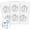 60, variant on 60 count NFC Tags NTAG216 Chip, Programmable NFC Stickers with Adhesive Labels - 888 Bytes Memory, Rewritable RFID Tags, Works with NFC-Enabled Smartphones & Devices(25mm Moist)