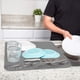 thumbnail image 5 of Tapete de Secado de Goma con Inclinación Trasera Whm241225001 | Almohadilla Antideslizante para Secar Platos de Cocina, 58 X 43 Cm, Gris | Tapete de Drenaje de Goma Resistente Al Calor, Apto para Uso, 5 of 6