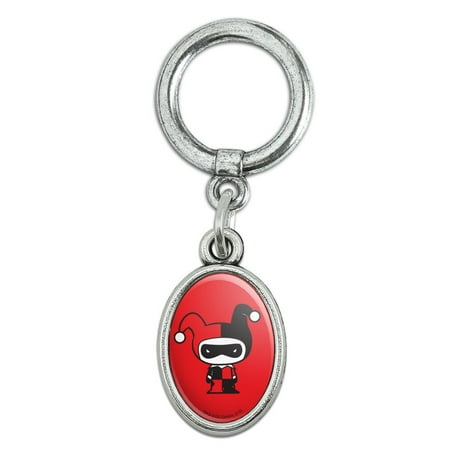 Harley Quinn Cute Chibi Character Shoe Sneaker Shoelace Oval Charm Jewelry