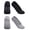 black gray-35 to 42 yards, variant on Double Crosses Strap Design Cotton Yoga Low Cut Socks 2 Pairs For Enhances Grip During Barre And Fitness Classes
